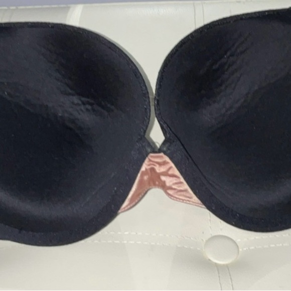 Secret Treasures Black Lace Overlay Bra NWT - Picture 3 of 8